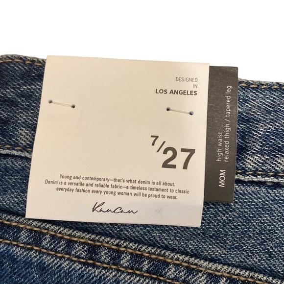 KANCAN High Waist Ripped Mom Jeans NWT - Picture 10 of 16